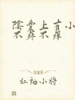 阴囊上有小疙瘩不疼不痒