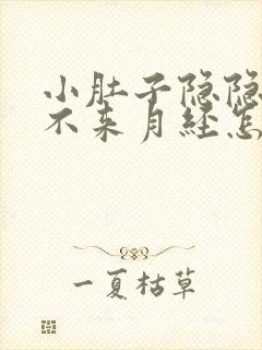 小肚子隐隐作痛不来月经怎么回事