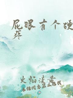 屁眼有个硬疙瘩疼