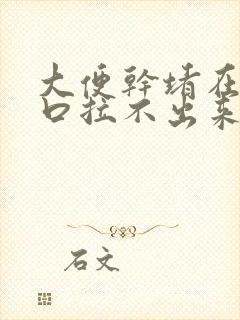 大便干堵在肛门口拉不出来怎么办