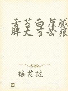 舌苔白厚腻舌体胖大有齿痕