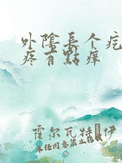 外阴长个疙瘩不疼有点痒