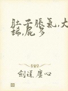 肚子胀气,大便稀,屁多