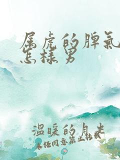 属虎的脾气性格怎样男