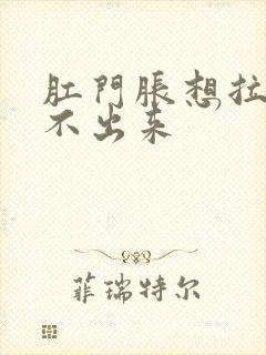 肛门胀想拉屎拉不出来