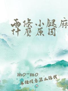 两条小腿麻木是什么原因