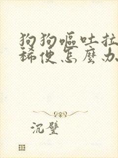 狗狗呕吐拉黑色稀便怎么办