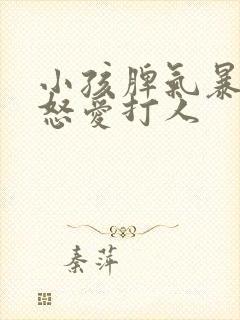 小孩脾气暴躁易怒爱打人