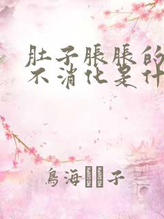 肚子胀胀的感觉不消化是什么原因