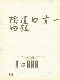 阴道口有一些小肉粒