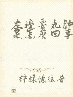 左边睾丸肿了疼是怎么回事