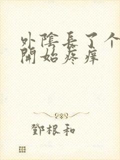 外阴长了个疙瘩开始疼痒