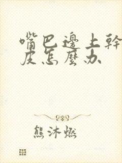 嘴巴边上干燥脱皮怎么办