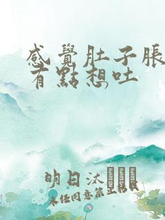 感觉肚子胀胀的有点想吐