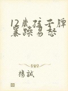 12岁孩子脾气暴躁易怒