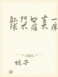 肛门口有一个肉球不痛不痒