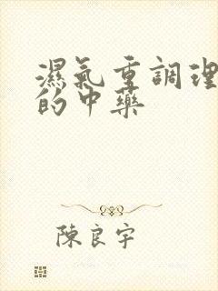 湿气重调理脾胃的中药