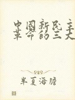 中国新民主主义革命的三大经济纲领是