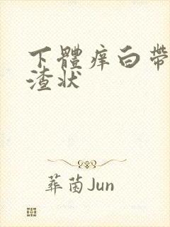 下体痒白带豆腐渣状