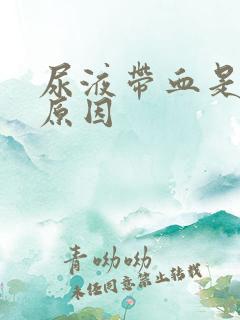 尿液带血是什么原因