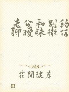 老公和别的女人聊暧昧微信