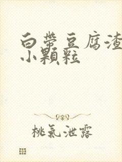 白带豆腐渣外阴小颗粒