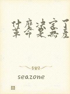 什么决定了中国革命是无产阶级革命