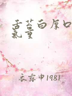 舌苔白厚口苦湿气重