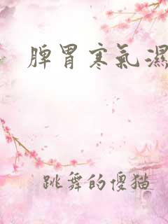 脾胃寒气湿气重