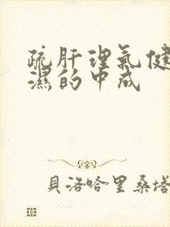 疏肝理气健脾祛湿的中成