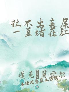 拉不出来屎感觉一直堵在肛门吃什么药