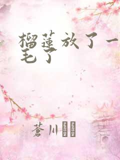 榴莲放了一天长毛了