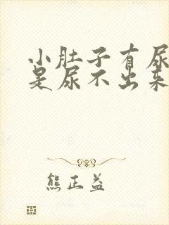 小肚子有尿意但是尿不出来