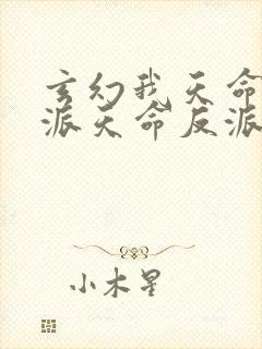 玄幻我天命大反派天命反派txt下载