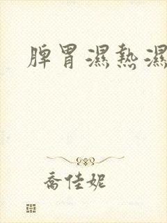 脾胃湿热湿气重