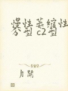 慢性萎缩性胃炎分型 c2型