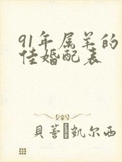 91年属羊的最佳婚配表