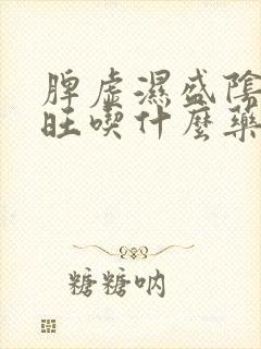 脾虚湿盛阴虚火旺吃什么药