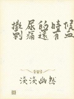 撒尿的时候尿道刺痛还有血是什么原因