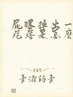 屁眼掉出一个肉疙瘩是怎么回事