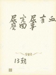 尿完尿有血是怎么回事