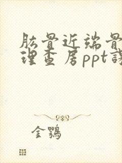 肱骨近端骨折护理查房ppt课件