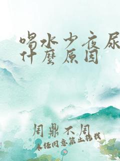 喝水少夜尿多是什么原因