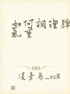 如何调理脾胃湿气重