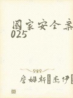 国家安全案例2025