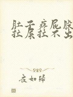 肚子疼屁股疼想拉屎拉不出来怎么回事