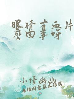 眼睛有血片是怎么回事呀