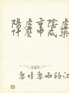 阳虚重阴虚轻吃什么中成药