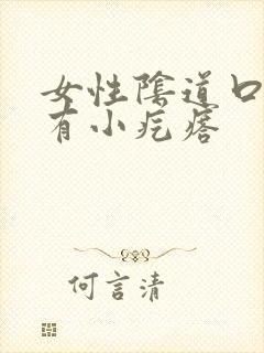 女性阴道口边缘有小疙瘩