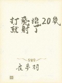 打飞机20几秒就射了